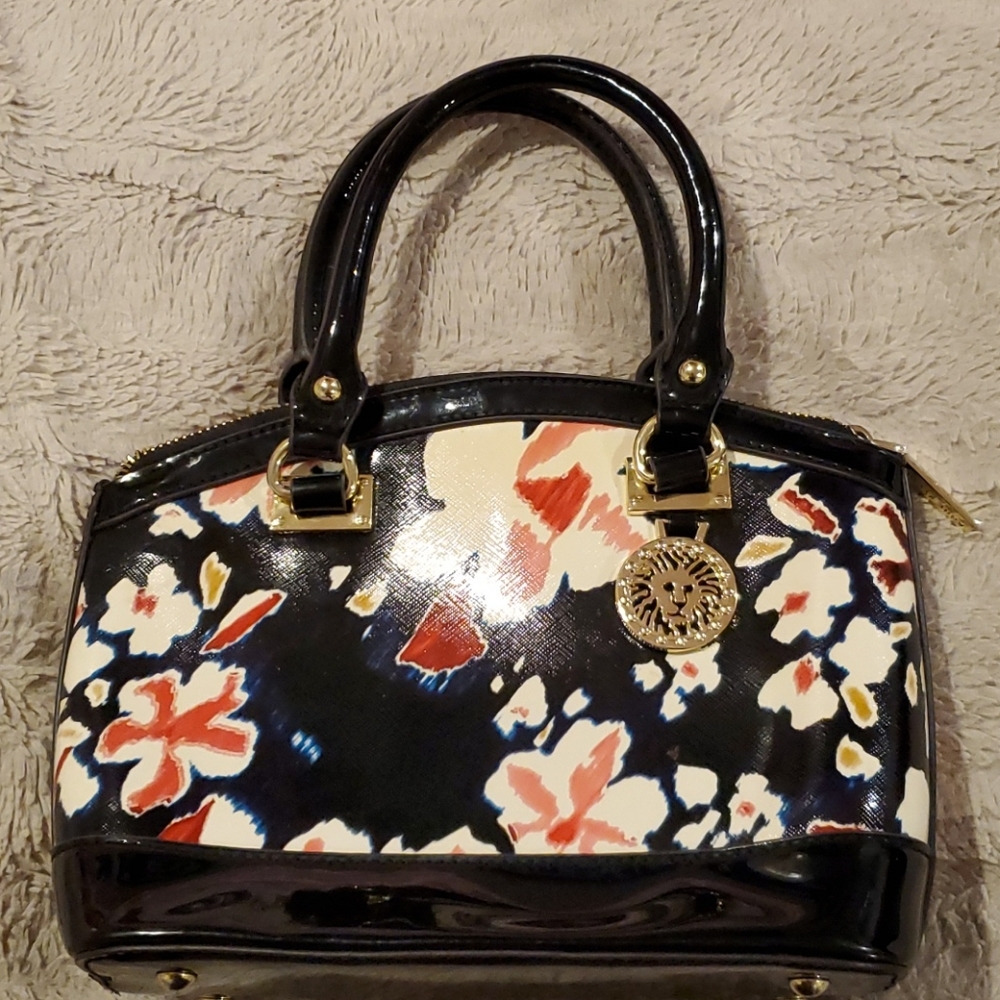 Vintage Anne Klein Mini Floral Handbag
